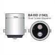 BA15D led lamp 10-30 volt 12V 24V boot , camper en caravan