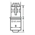 maten, BA9s LED Lamp 12V en 24V Multi-voltage 12SMD