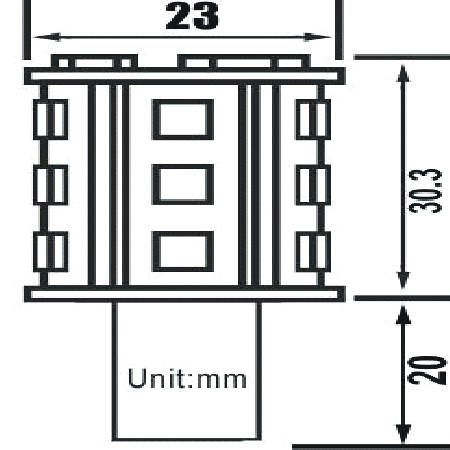 BAY15D LED Navigatieverlichting 24LED's