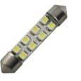 12V Multi-Voltage 42MM LED Buislamp 8SMD