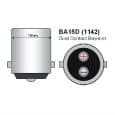 BA15D LED Lamp met nacht sensor-970