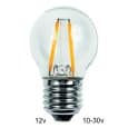 12 volt G45 2W E27 Filament lamp