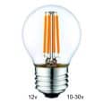 12v E27 Filament lamp 4w G45