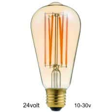 24v E27 ST64 Edison lamp